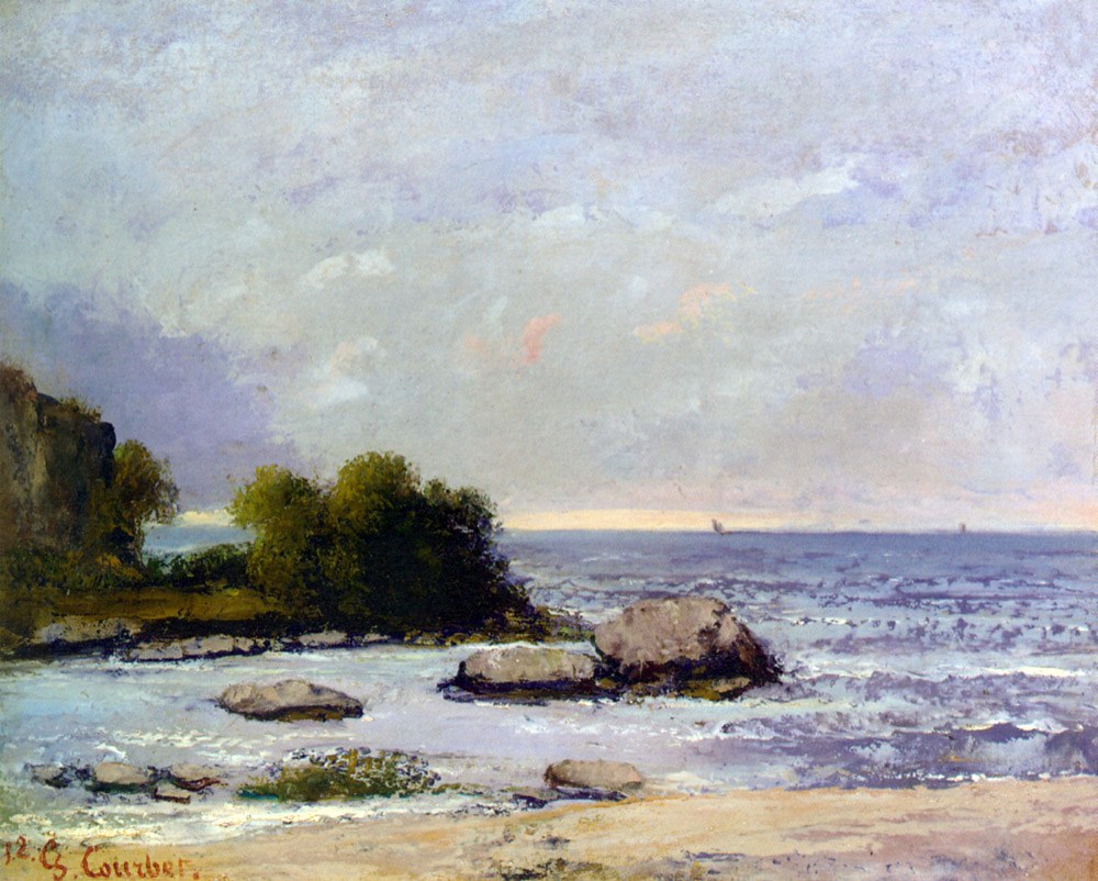 Gustave Courbet Marine de Saint Aubin